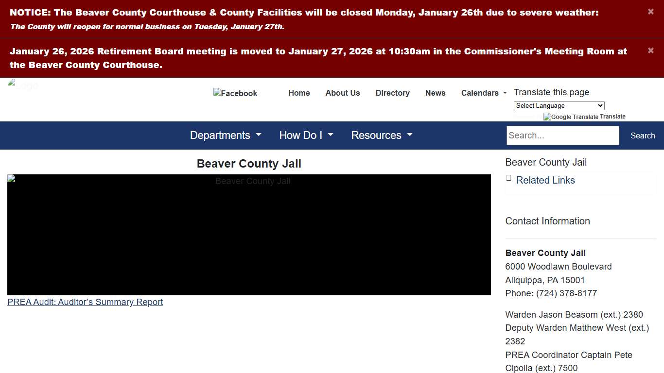 Beaver County - County Jail